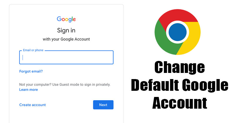 Default Google Account